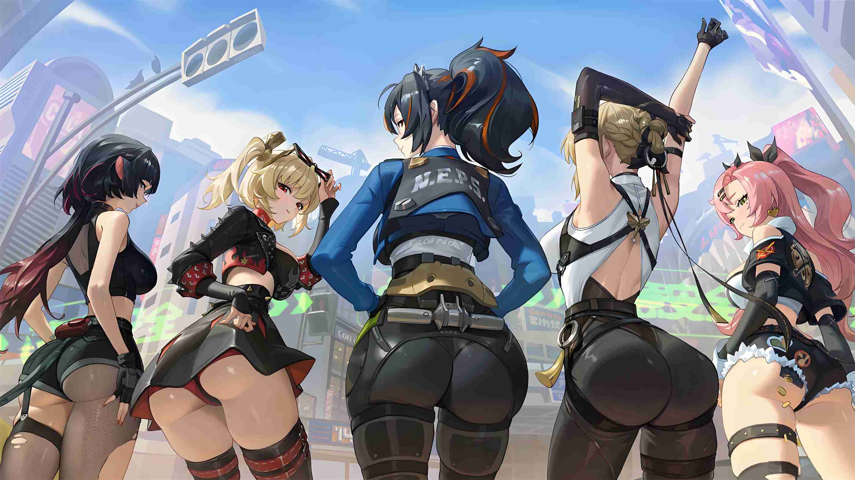 绝区零 伊芙琳 皮衣 游戏壁纸 1080P电脑壁纸