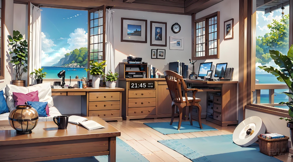 4K唯美治愈夏天小屋#电脑壁纸